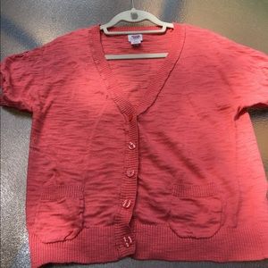 NWOT:  Mossimo Short Sleeve Cardigan